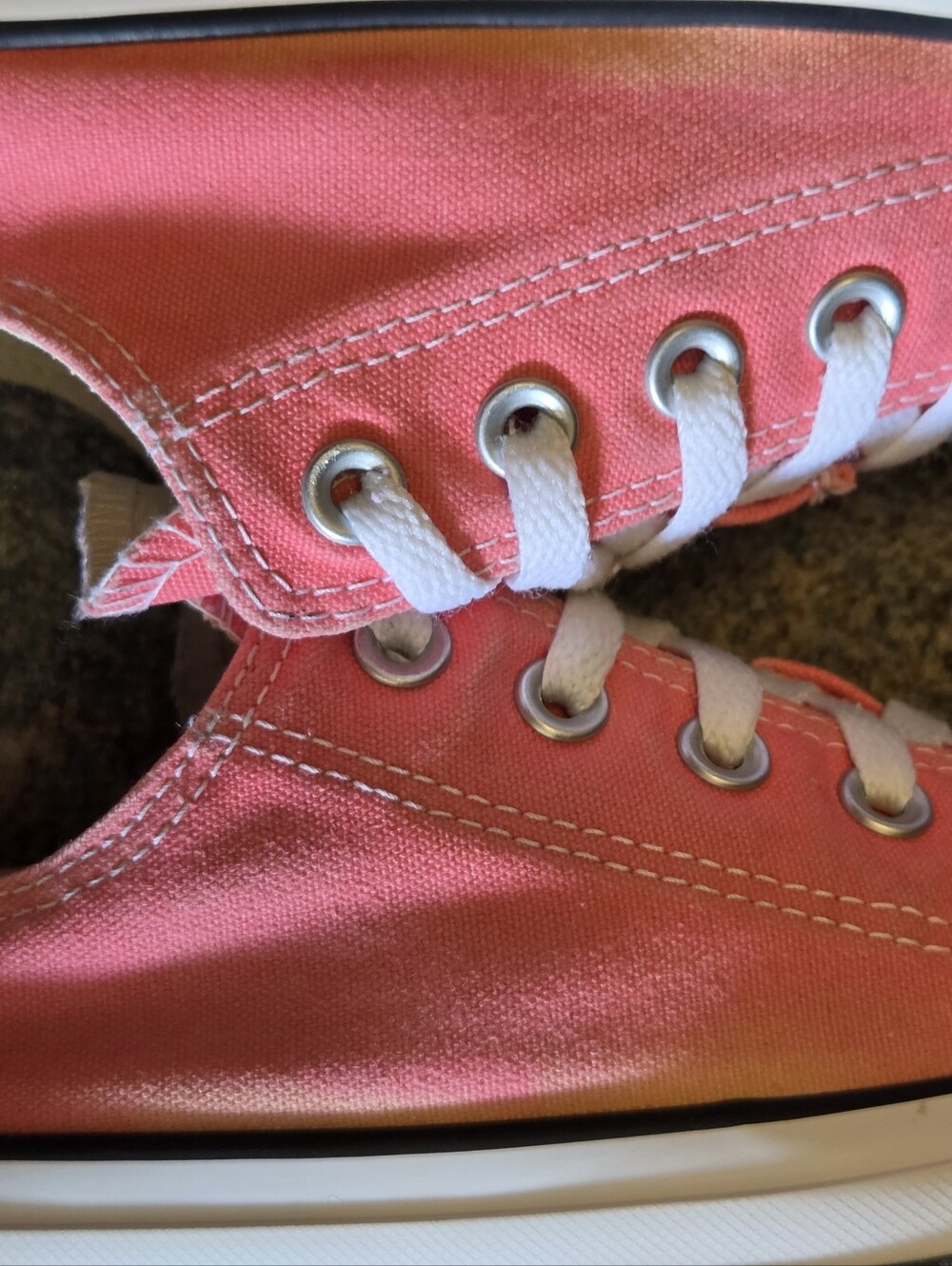 Converse Chuck Taylor All Star Low Top "Punch Coral Unisex Men's 7/ Women's 9 - Picture 5 of 9
